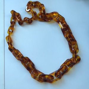 Tortoise link chain necklace Tortoise link chain necklace