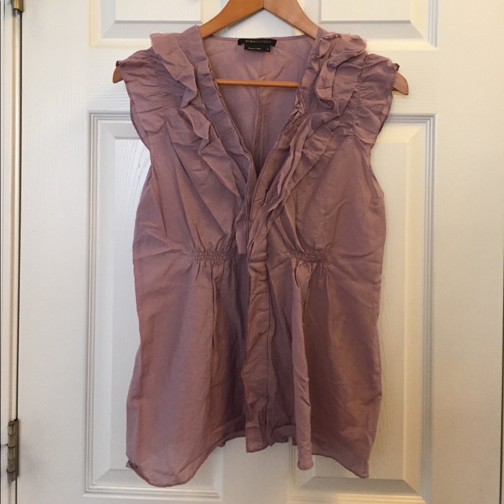 BCBG sleeveless blouse