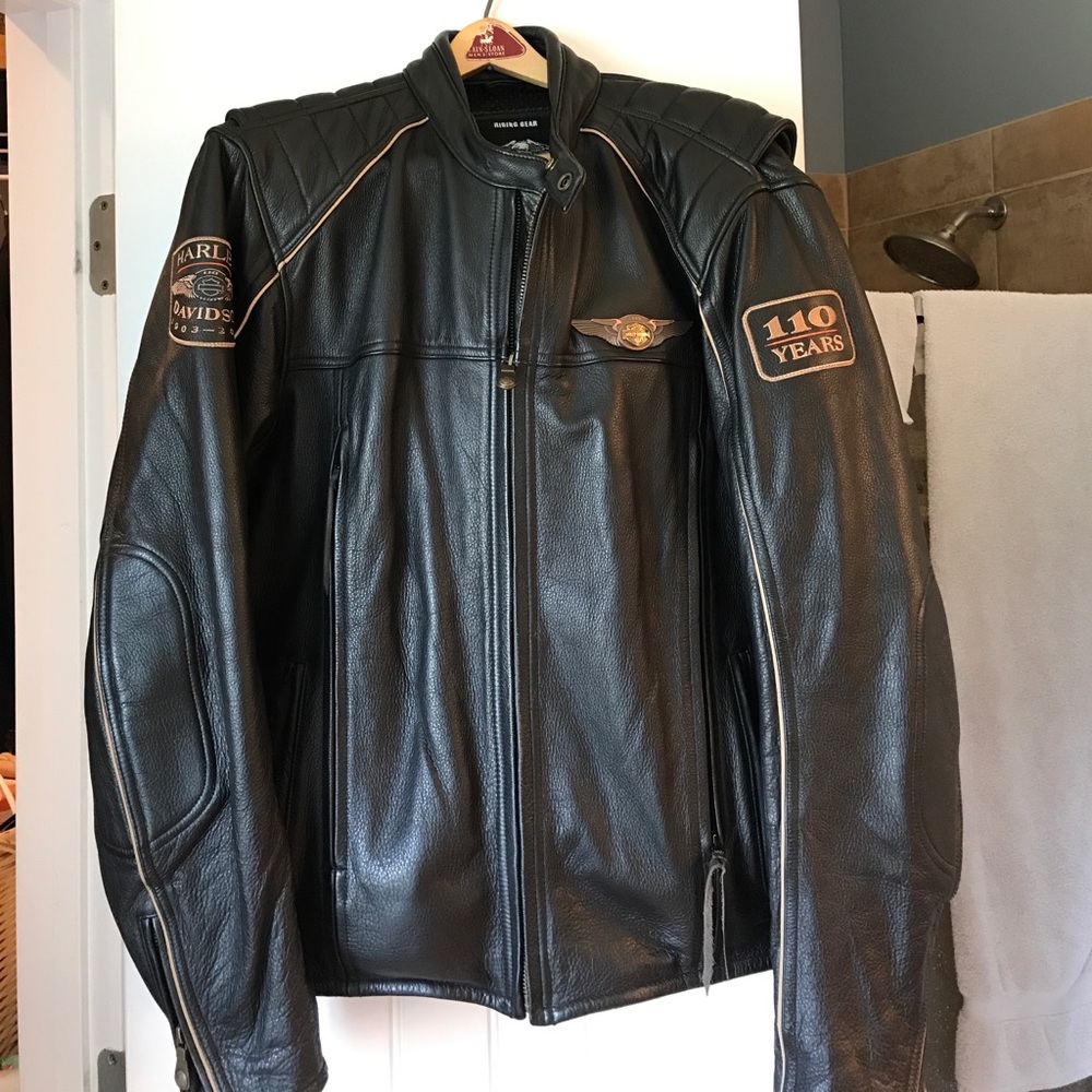 Harley Davidson 110 Anniversary leather jacket