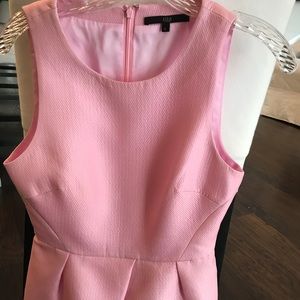 Tibi pemplum corset pink top, size 6