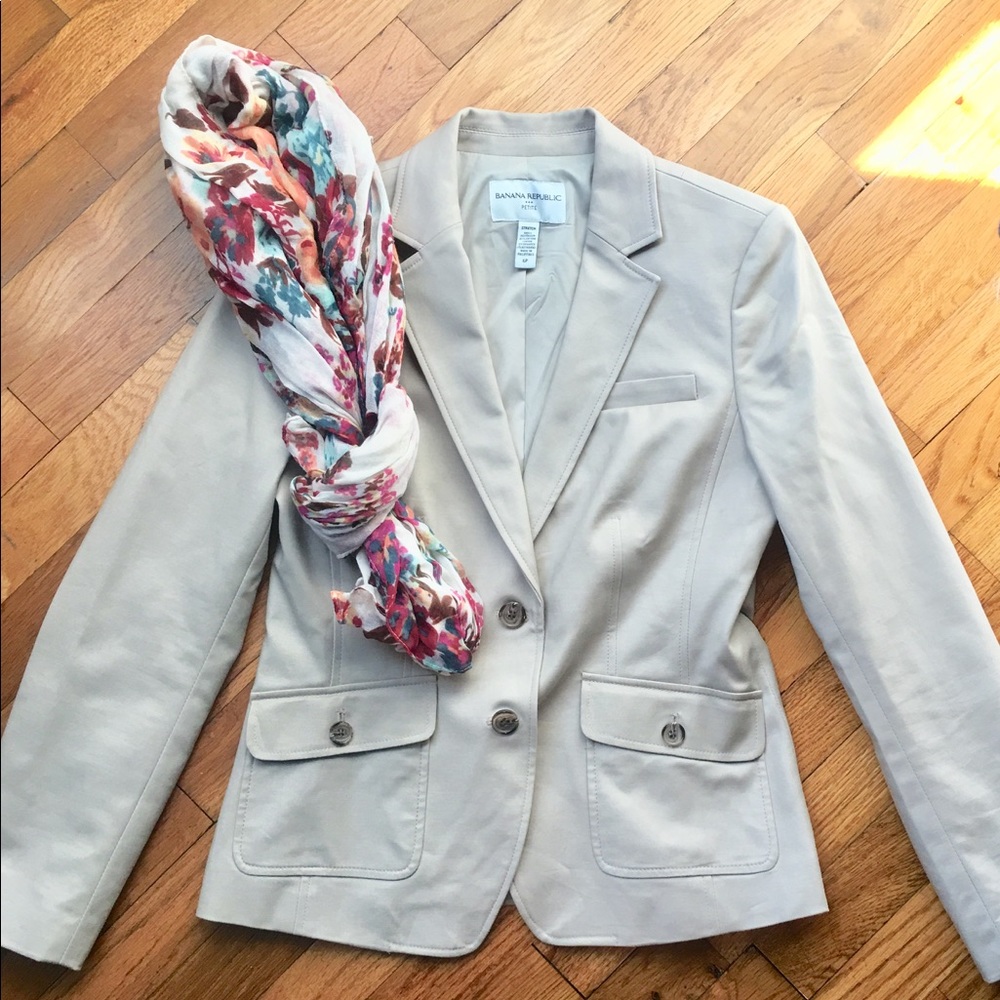 BANANA REPUBLIC Women's Stretch Lined Blazer