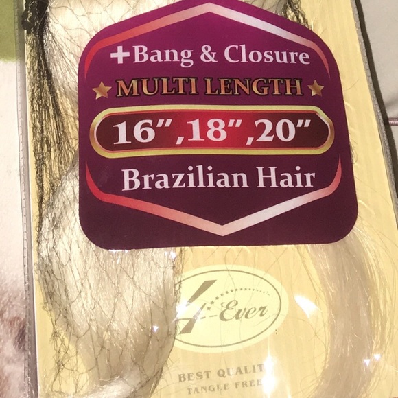 Platinum blonde bundles these are synthetic