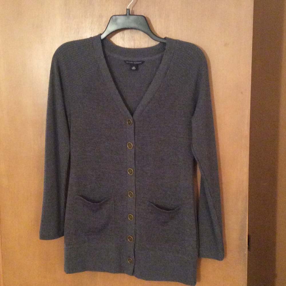 Banana Republic grey cardigan