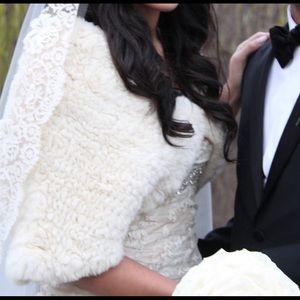 Rabbit Fur Bridal Shrug Bloomingdales