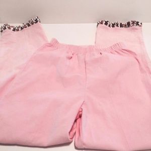 Pink Corduroy Ruffle Hem Pants Girls Size 12