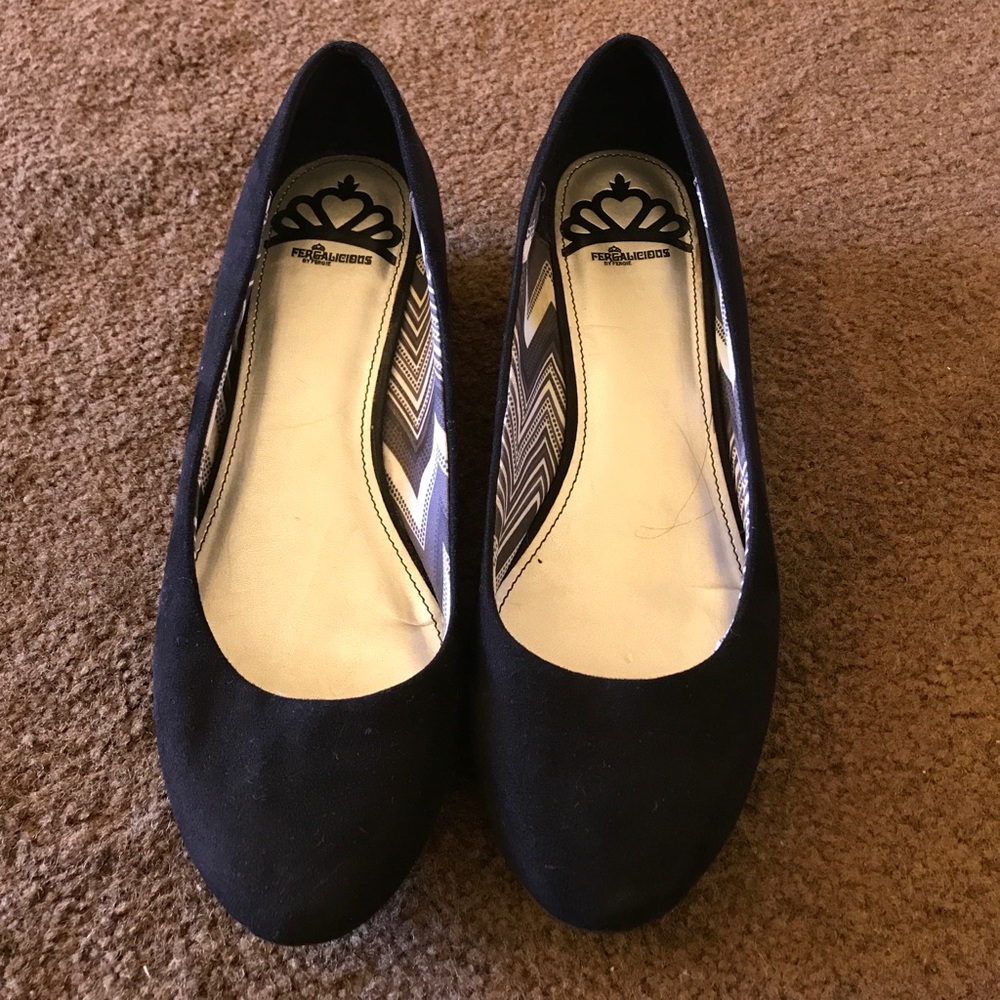 Ballet flats with small heel