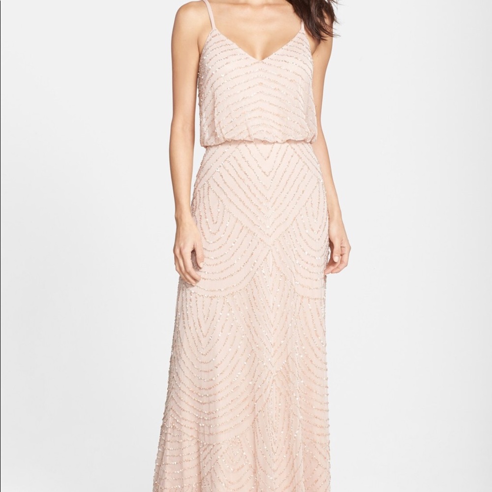 Adrianna Papell Art Deco gown