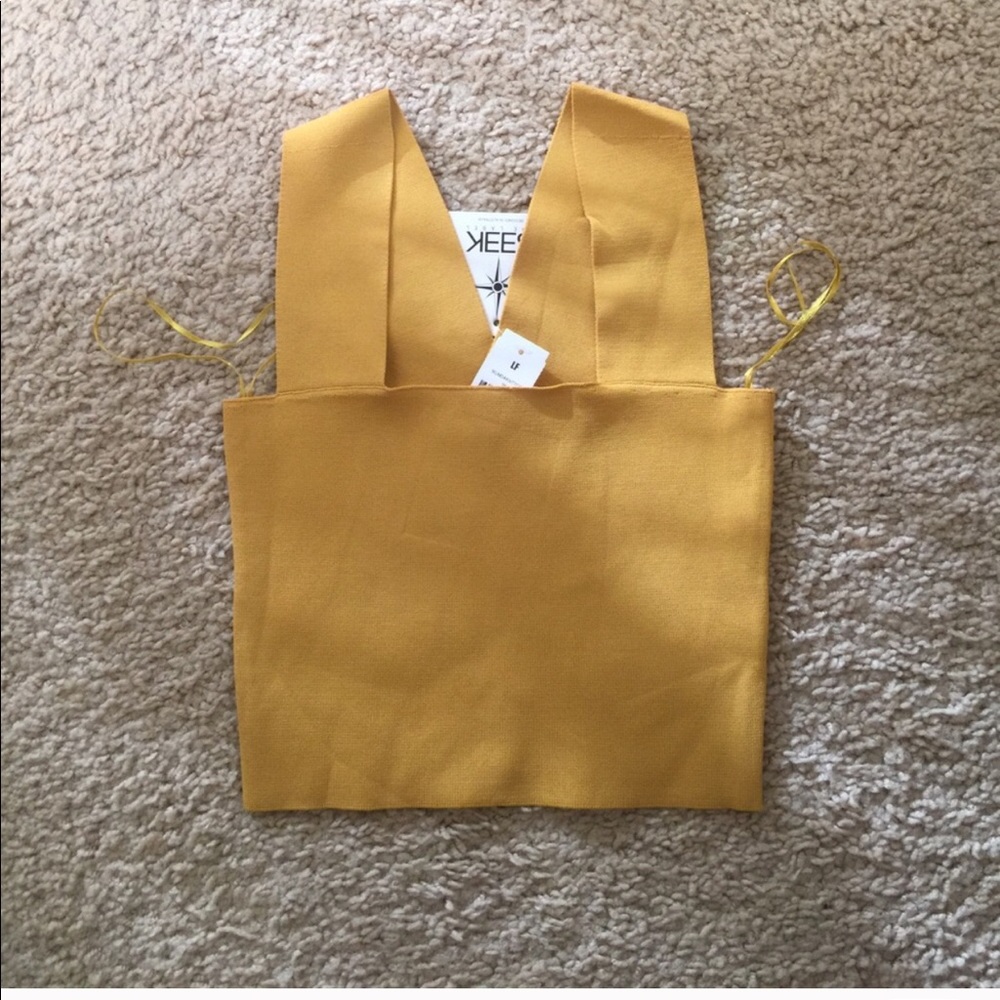 LF mustard yellow tank top - Picture 2 of 2