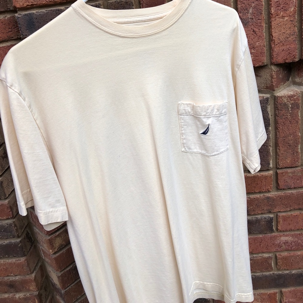 Men’s medium used nautical t-shirt yellow
