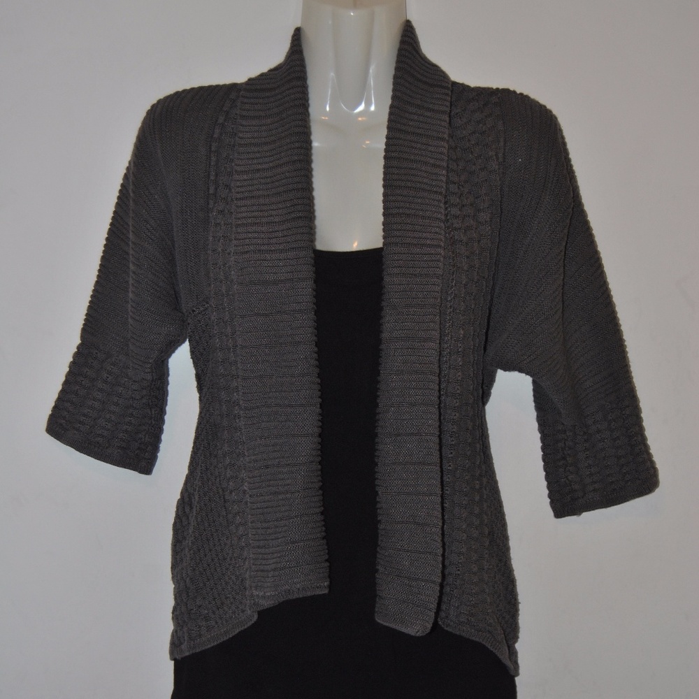 H&M thick grey cardigan