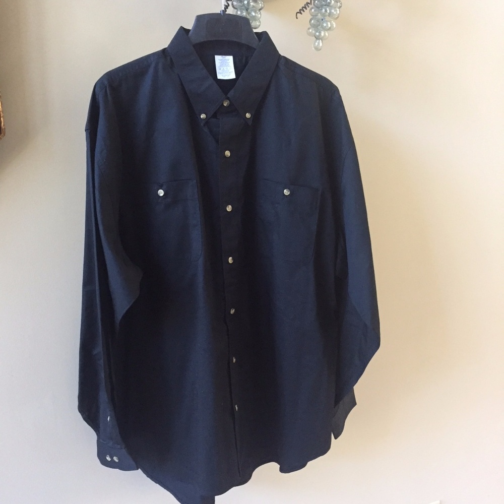 VF Imagewear Black Uniform 2XL Work ShirNWOT