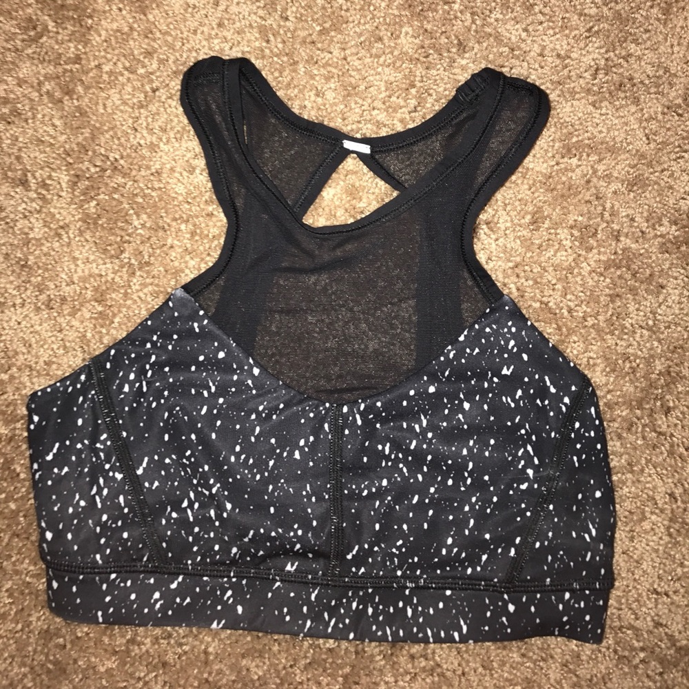 Lululemon high neck mesh bra