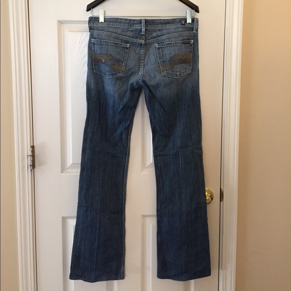 7 for all mankind bootcut jeans - Picture 2 of 4