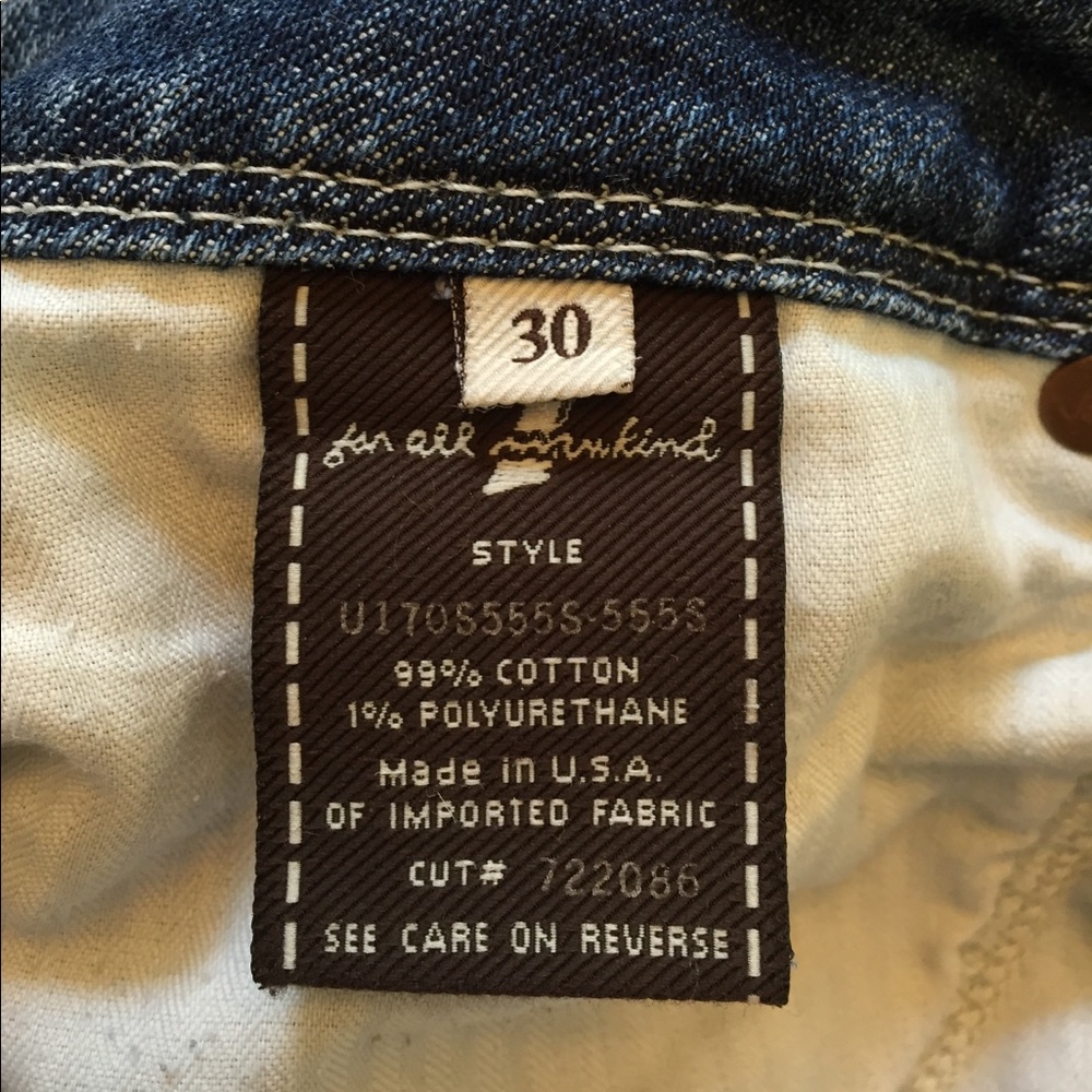 7 for all mankind bootcut jeans - Picture 4 of 4