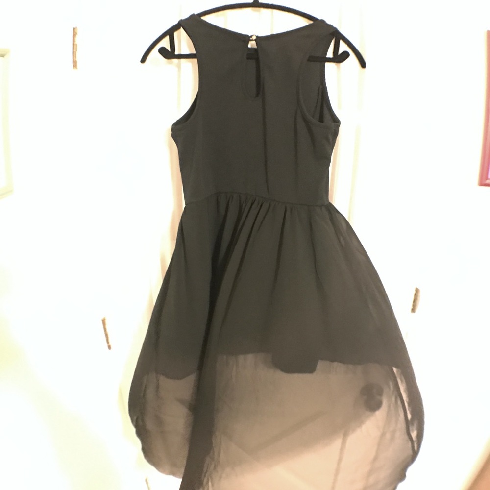 Super Cute High/Low Little Black Dress Very Flowy