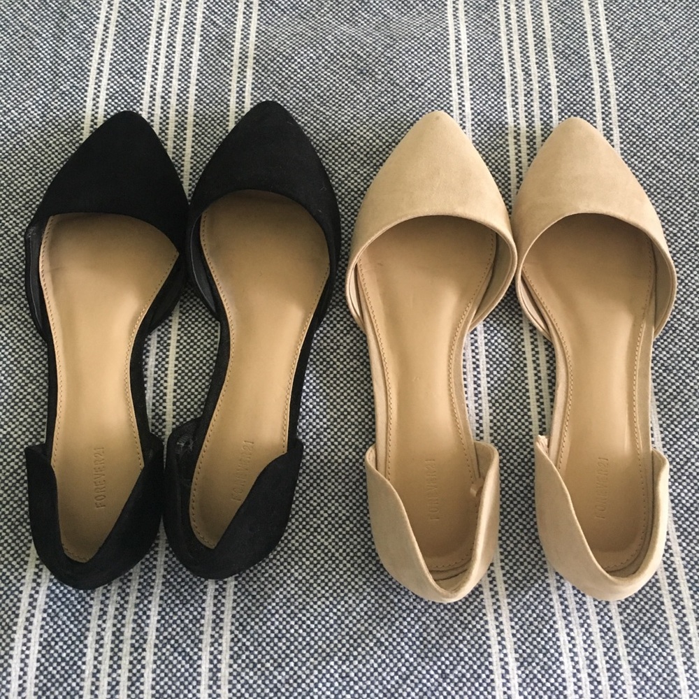 Forever 21 Pointy Toe Flats