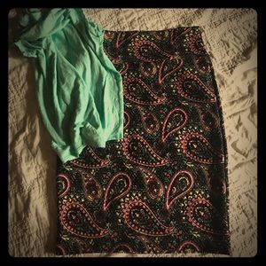 Pretty Paisley LuLaRoe Cassie - never worn!