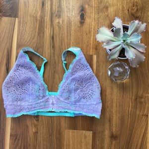 Beautiful purple and teal Bralette