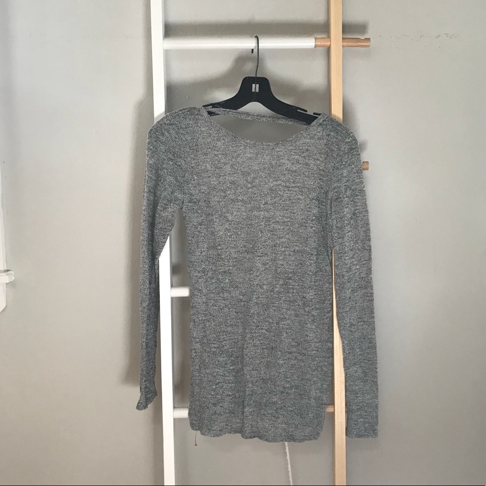 Open Back Sweater