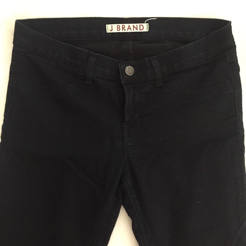 JBrand Midrise Black Skinny Jeans