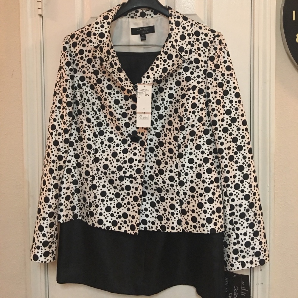 2 Piece polka dot Suit