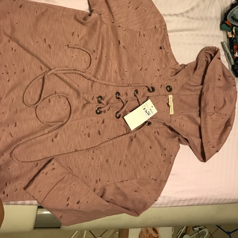 A dusting pick sweater