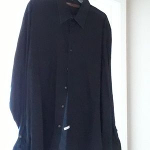 Mens dress shirt dry cleaned and pressed