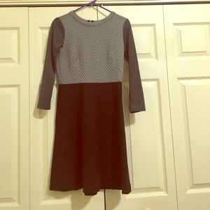 Grey and black Loft sweater dress size 0