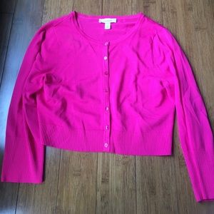 🎉last chance🎉Pink Cropped Cardigan