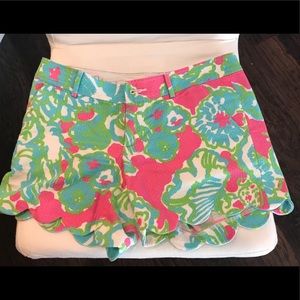 Lilly Pulitzer Buttercup shorts, size 6