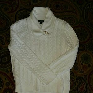 Women's cable knit sweater