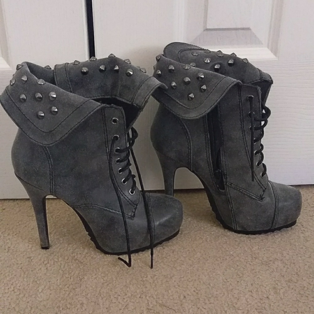 5" heel Ankle Boots