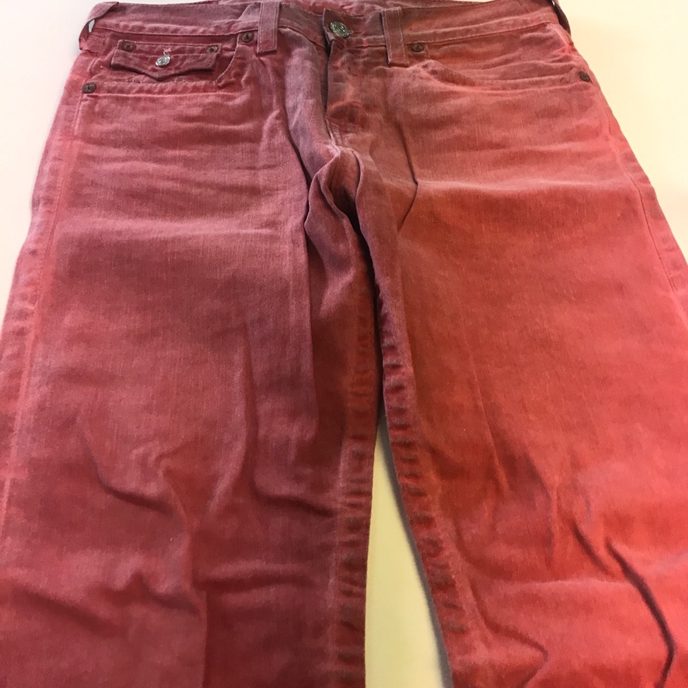 True Religion wax denim