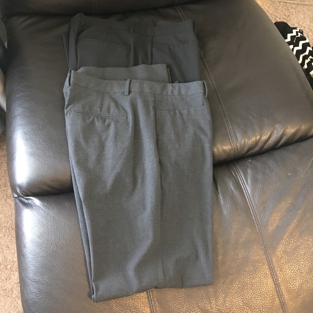 Two pair of Gap modern boot dress pants