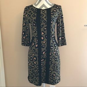 Tracy Negoshian Leopard Print Dress