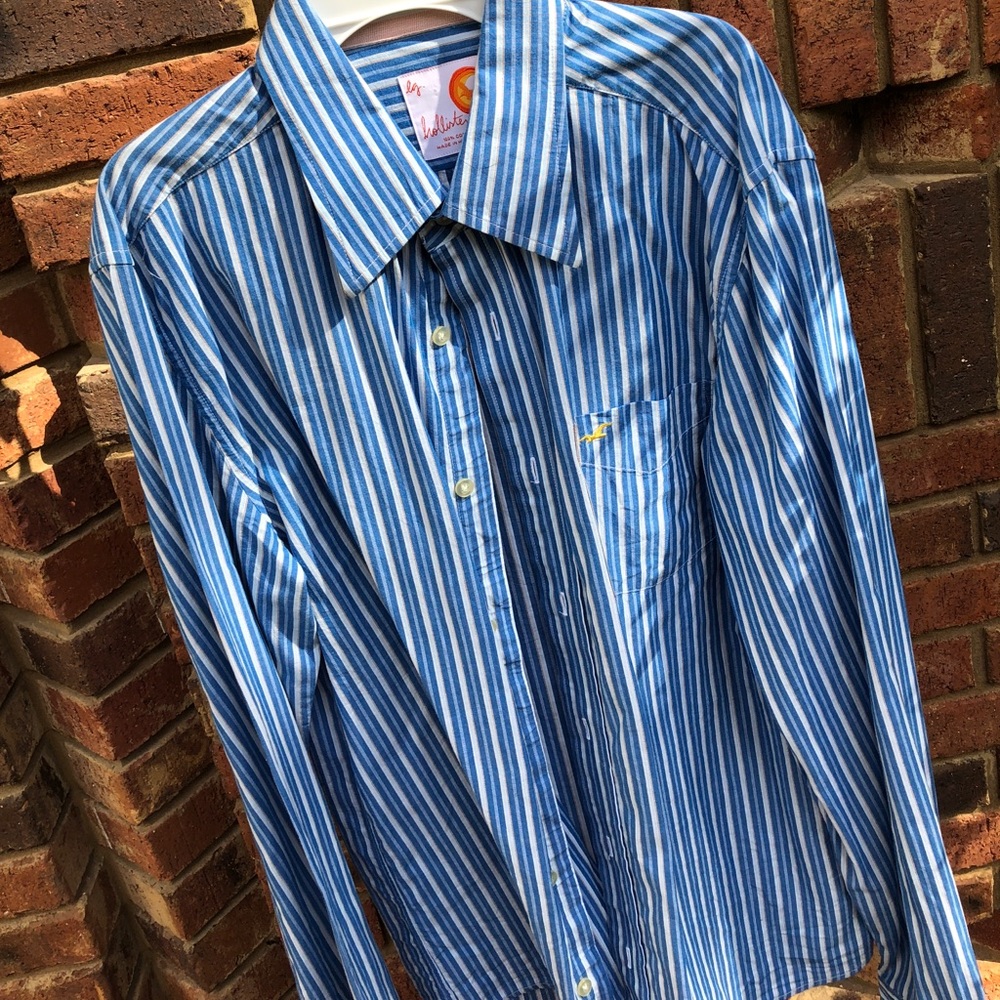 Men’s large Hollister long sleeve dress shirt