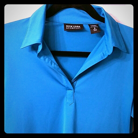 New York & Company Tops - New York & Company collar blouse some spandex.