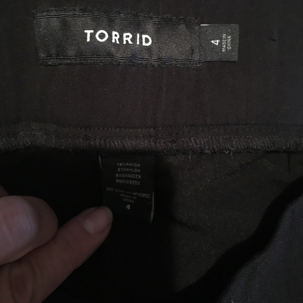 Torrid crop dress pants