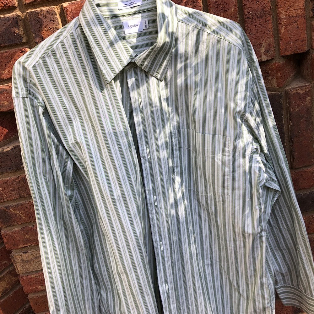 Men’s J-Crew dress shirt neck size 15 1/2