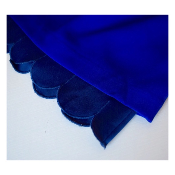 CLUB MONACO Tulip Skirt in Royal Blue | Size 0 - Picture 7 of 8