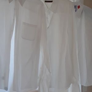 White men's dress shirts