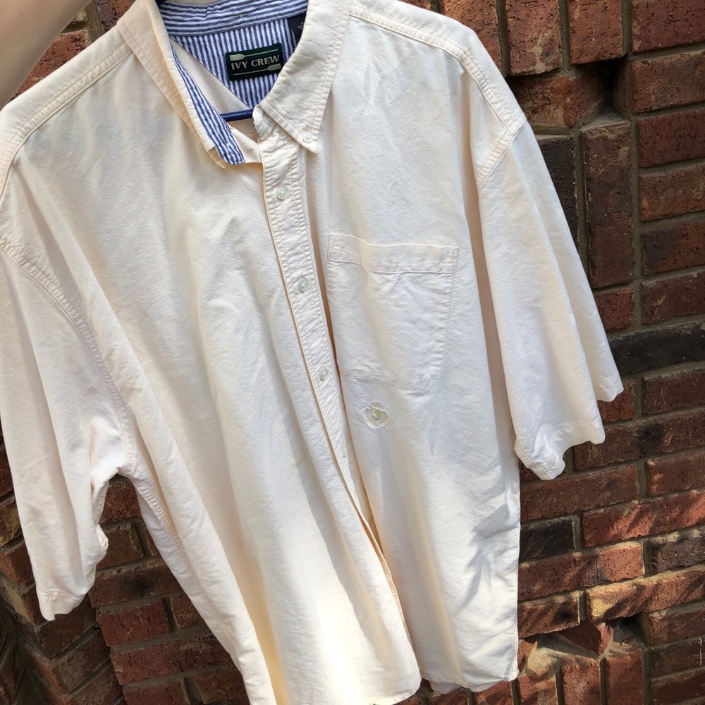 Men’s large Ivy Crew dress shirt short sleeve
