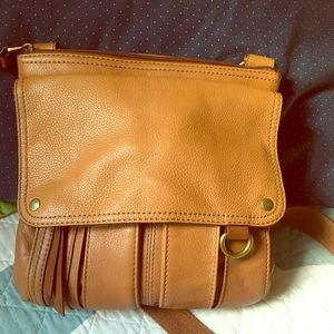 Fossil brown leather cross body explorer