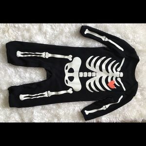 Glow in the dark Skeleton Onesie