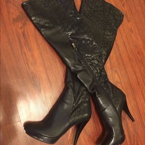 Knee High Leather boots