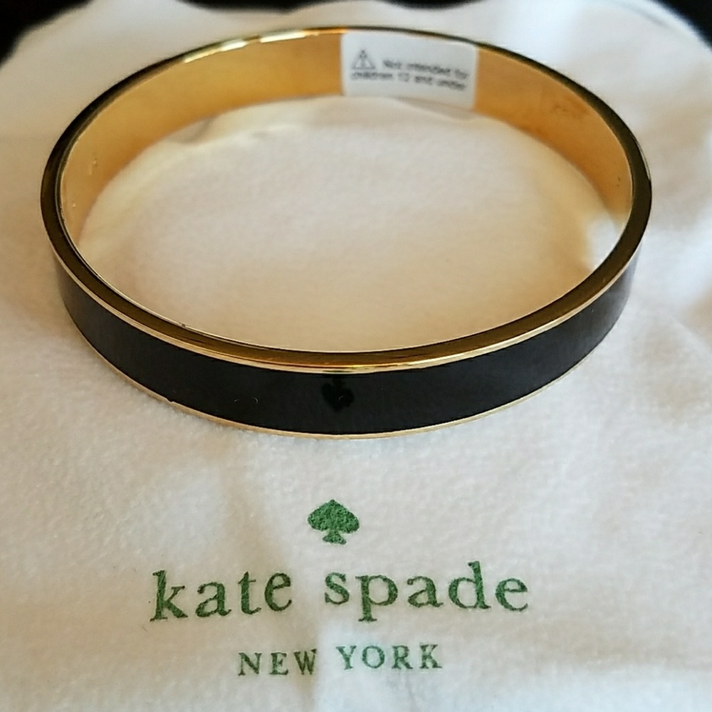 Brand new black & gold Kate Spade bangle