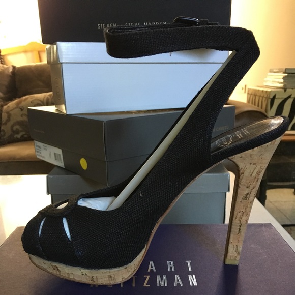Stuart Weitzman for Scoop Slingback Platforms - Picture 1 of 5