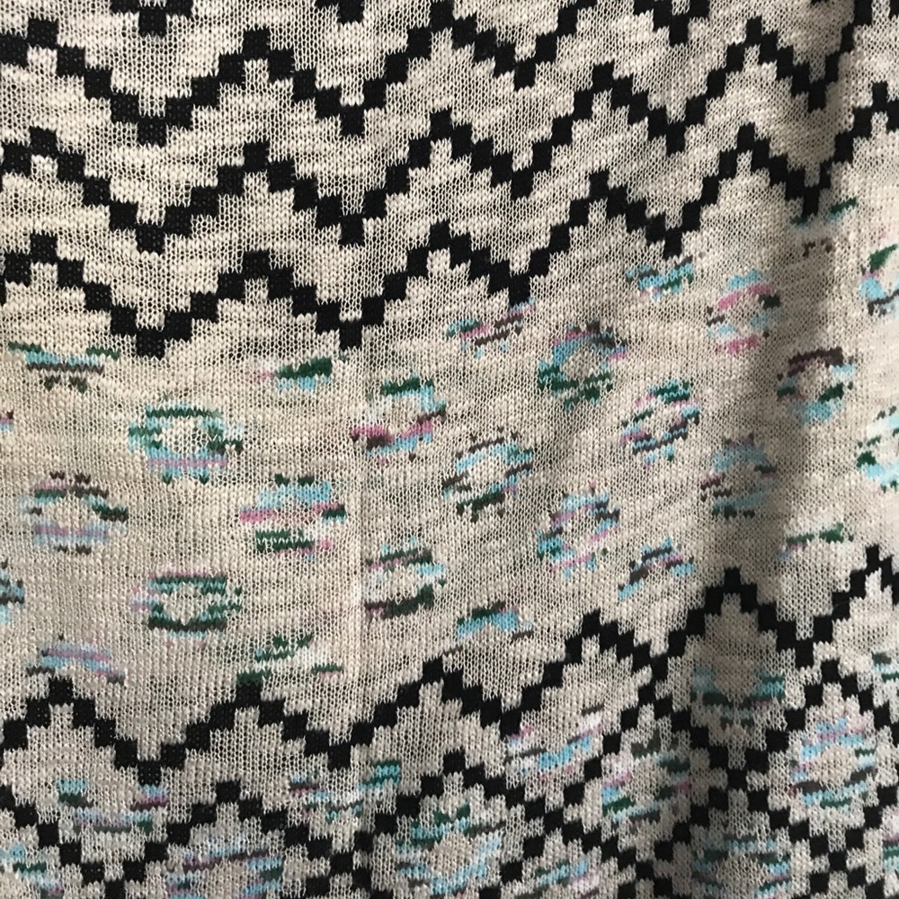 Pink Rose Aztec print sweater