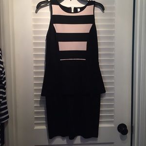 Black peplum Kenzie dress Black peplum Kenzie dress