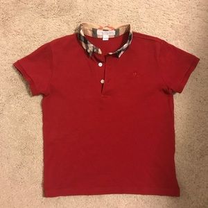 Boy’s gently worn Burberry shirt.